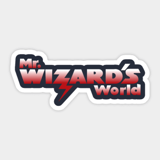 Mr. Wizard's World Sticker